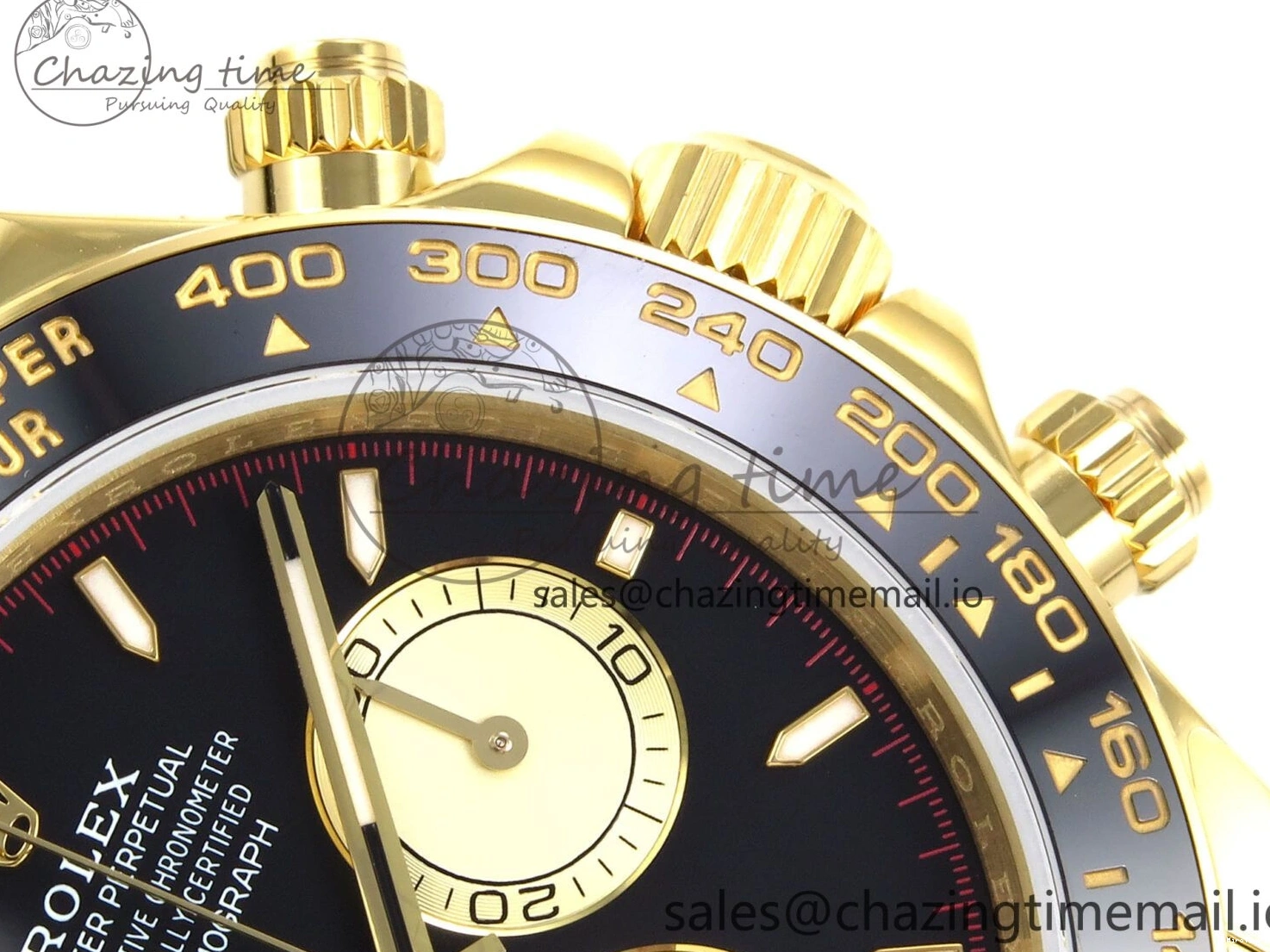 MiroTime 0414 Bold Daytona 126518 QF 1:1 Best Edition Black YG Dial on Oysterflex Strap SH4131 V6（Gain Weight） 1198